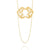 Erika Collection by AURUM Iceland | Statement Necklace in 18k Gold Plated SIlver