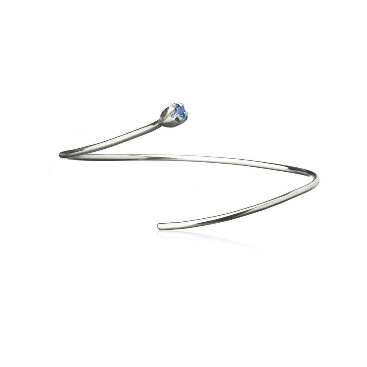 Silver forget me not bracelet hotsell