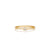 Women's solid gold ring - DIAMOND V.