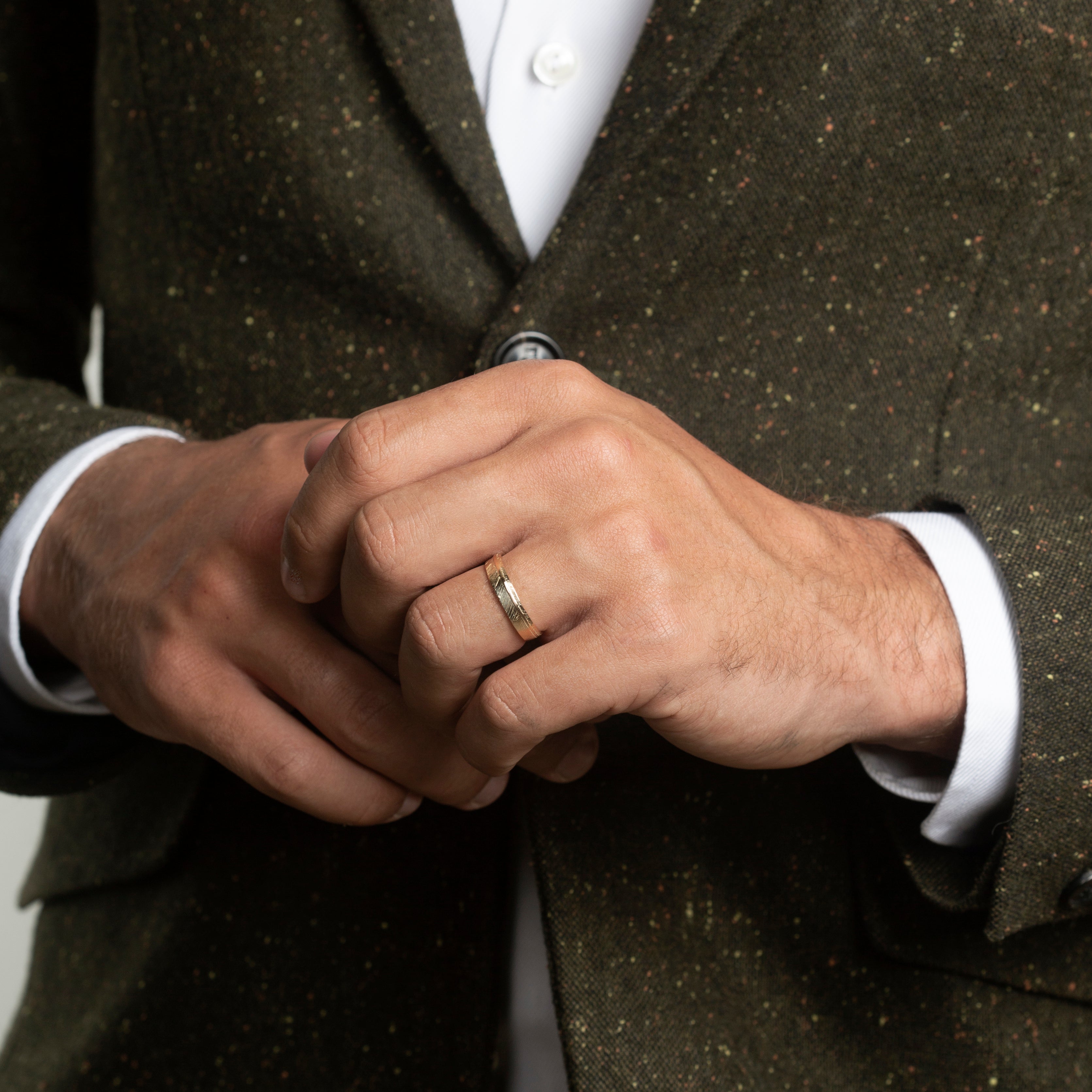 Men's wedding ring - SWAN