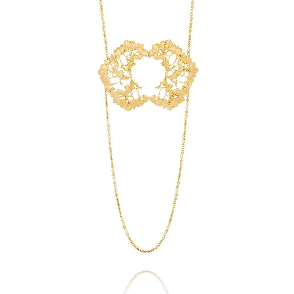 Erika Collection by AURUM Iceland | Statement Necklace in 18k Gold Plated SIlver