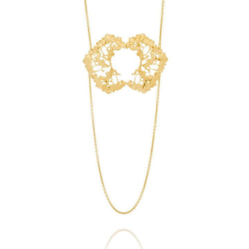 Erika Collection by AURUM Iceland | Statement Necklace in 18k Gold Plated SIlver