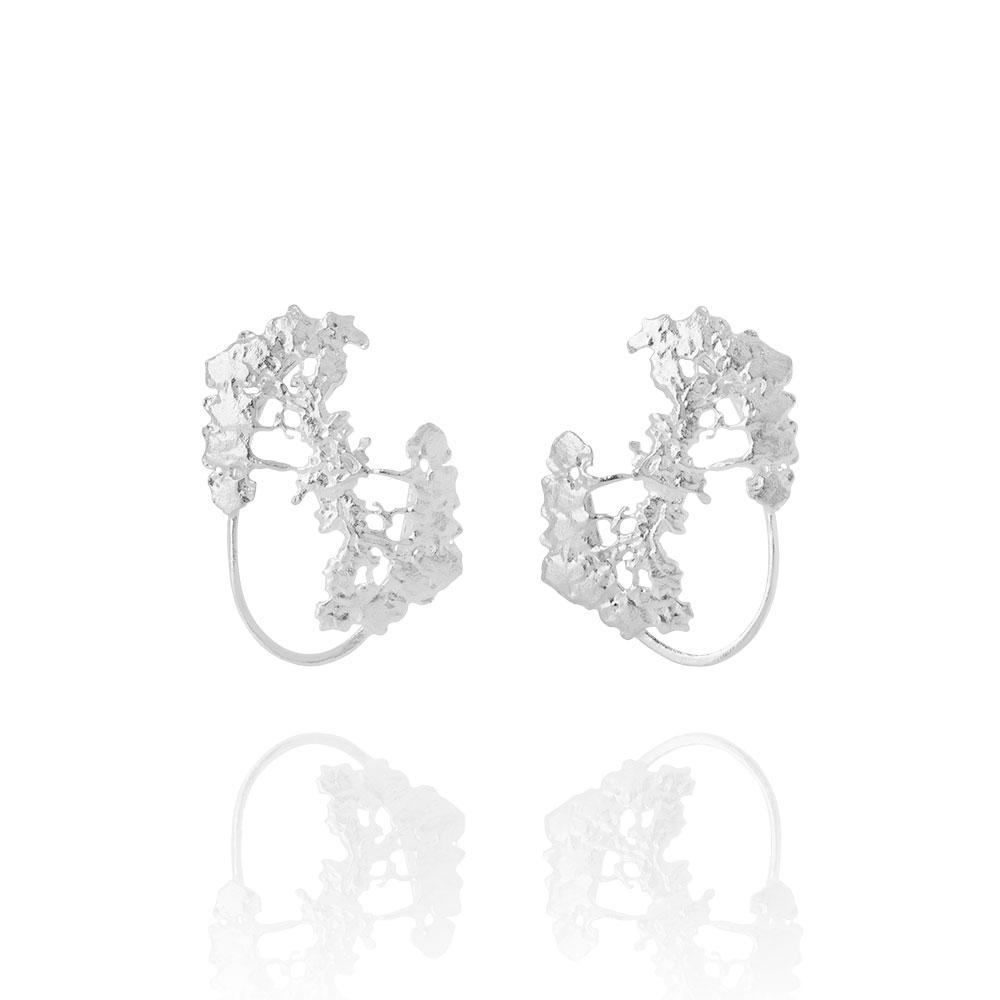 Erika Collection 106 - Stud Earrings in 925 Sterling Silver - AURUM Icelandic Jewelry