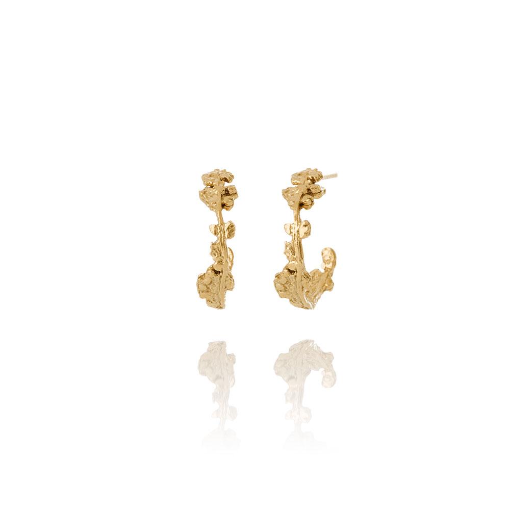 Erika Collection 107 GP - Stud Earrings in Gold-Plated 925 Sterling Silver - AURUM Icelandic Jewelry