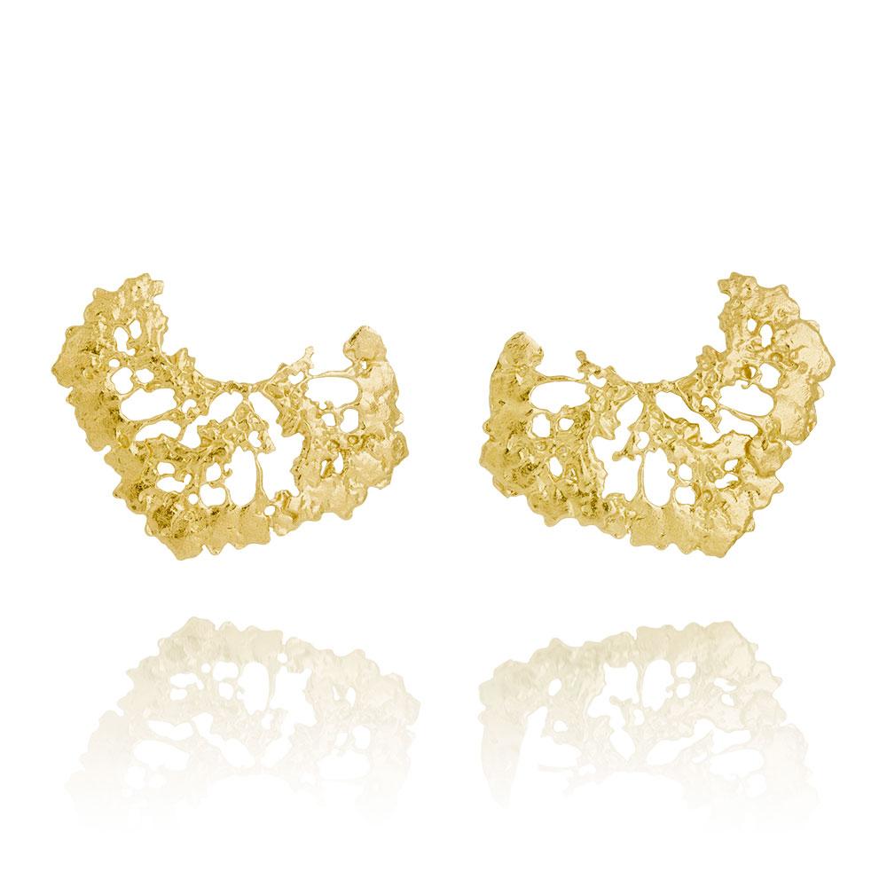 Erika Collection 110 GP - Earrings in Gold-Plated 925 Sterling Silver - AURUM Icelandic Jewelry