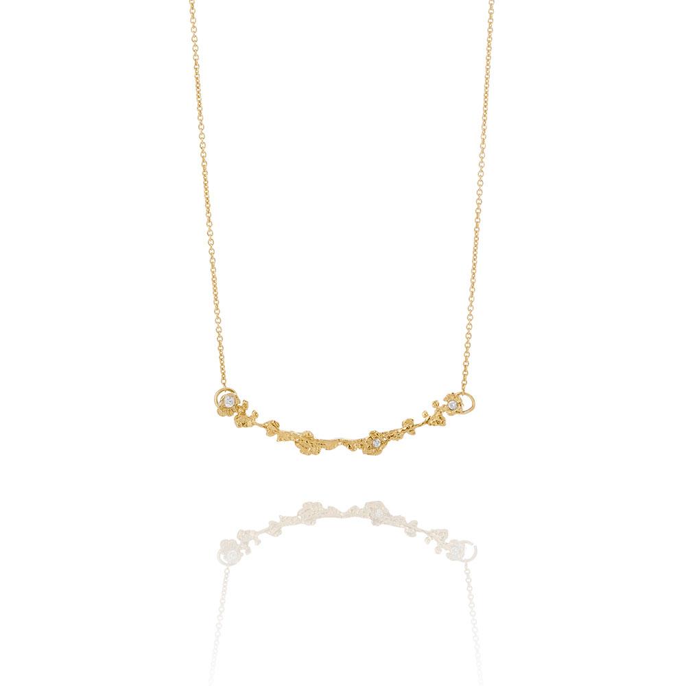 Erika Collection 202 GP - Gold-Plated Sterling Silver Necklace - AURUM Icelandic Jewelry
