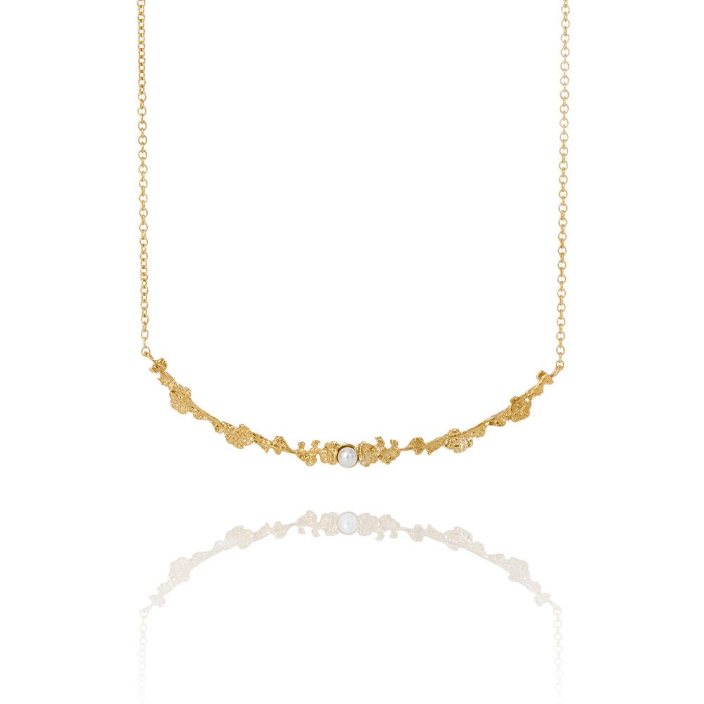 Erika Collection 203 GP - Gold-Plated Sterling Silver Necklace - AURUM Icelandic Jewelry