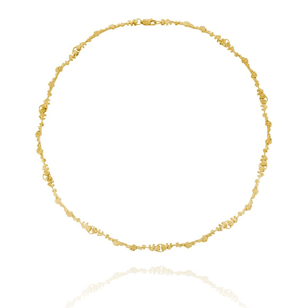 Erika Collection 206 GP - Gold-Plated Sterling Silver Necklace - AURUM Icelandic Jewelry