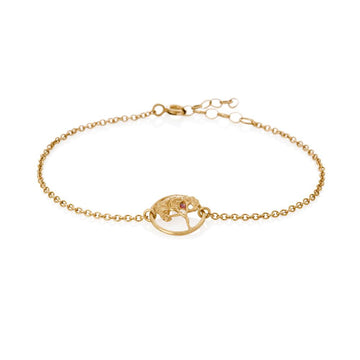 Erika Collection 301 GP - Gold-Plated Sterling Silver Bracelet - AURUM Icelandic Jewelry