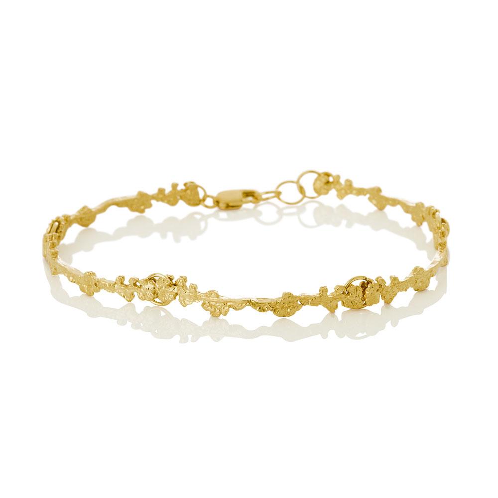 Erika Collection 302 GP - Gold-Plated Sterling Silver Bracelet - AURUM Icelandic Jewelry