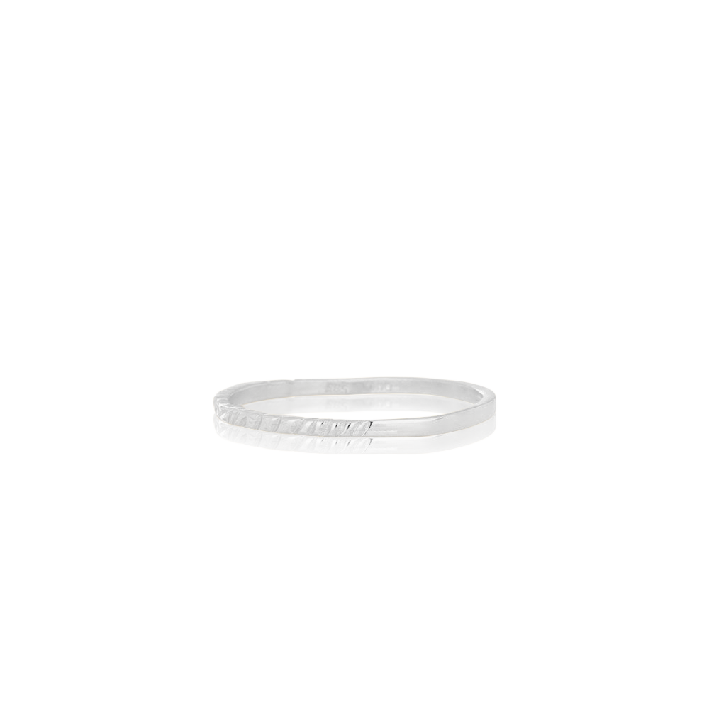 Men's solid gold ring - ICE