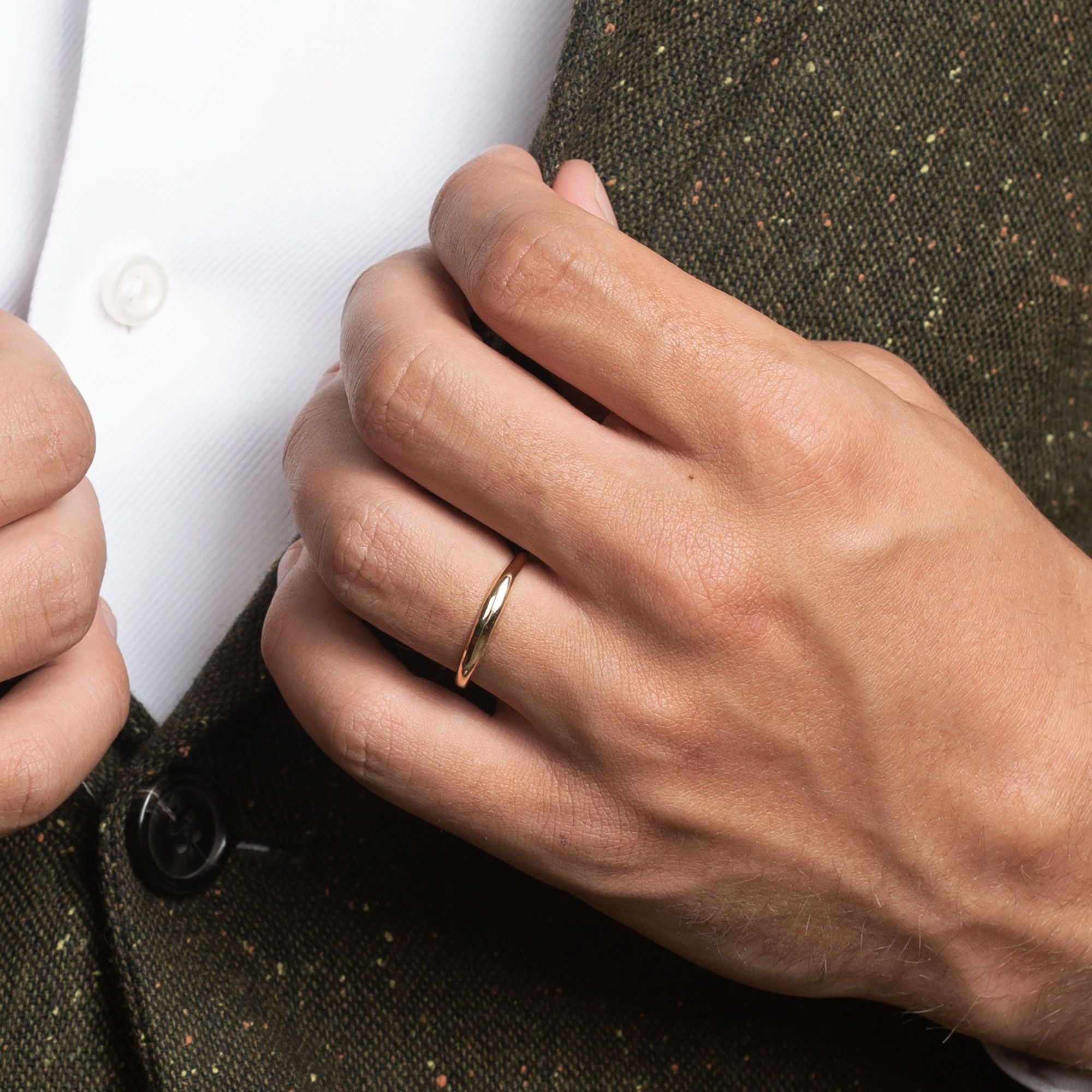Men's wedding ring - ISAFOLD