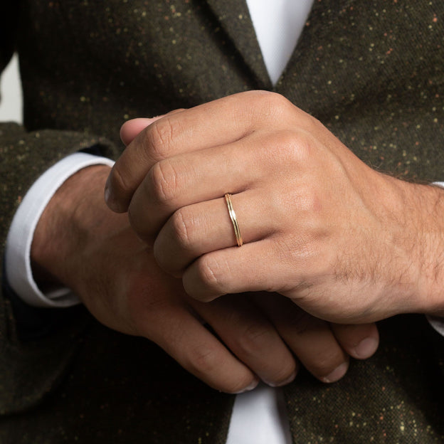 Men's wedding rings - WATERFALL