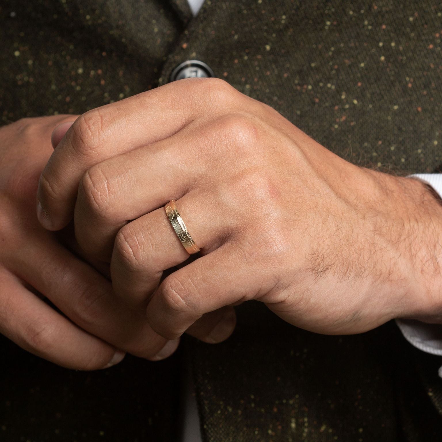 Men's wedding ring - SWAN