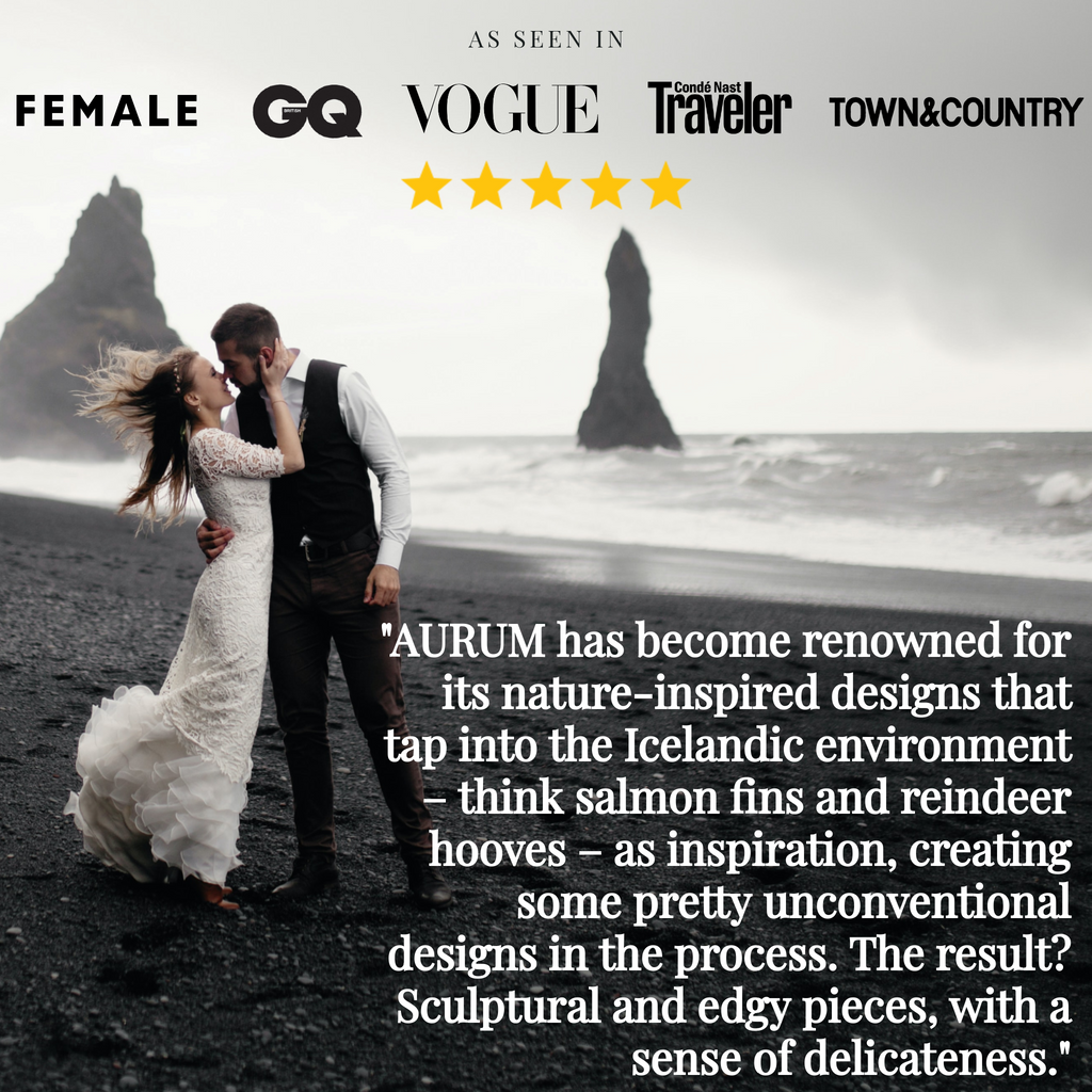 AURUM Icelandic Jewellery - As seen in FEMALE, GQ, VOGUE, Traveler, Town&Country