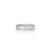 Women's solid white gold ring